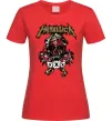 Женская футболка Metallica XXX Красный фото