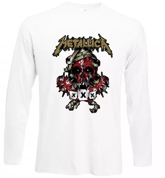 Лонгслів Metallica XXX Білий фото