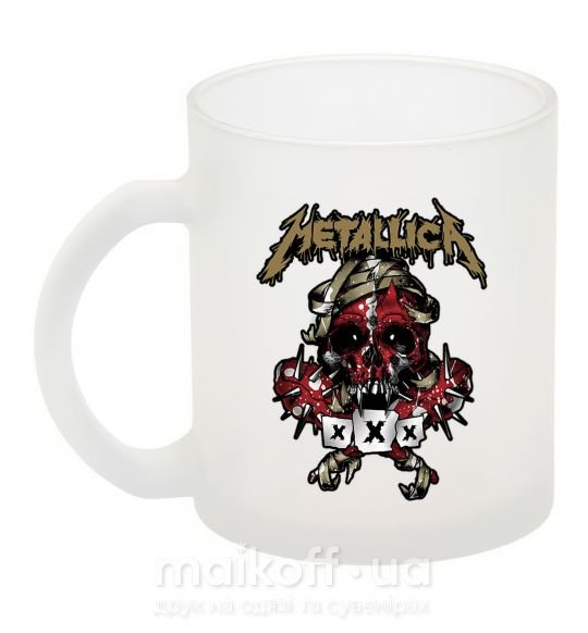 Чашка скляна Metallica XXX Фроузен фото