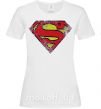 Жіноча футболка Broken logo Superman Білий фото