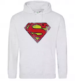 Женская толстовка (худи) Superman retro Белый фото