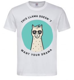 Мужская футболка This llama doesn't want your drama