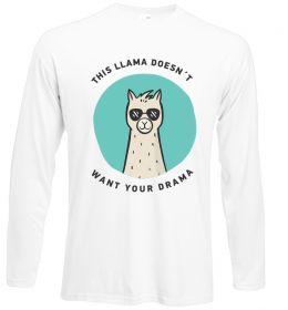 Лонгслив This llama doesn't want your drama