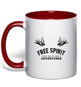 Чашка с цветной ручкой Free spirit Чашка с цветной ручкой Free spirit