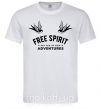 Мужская футболка Free spirit Белый фото