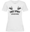 Жіноча футболка Free spirit Білий фото