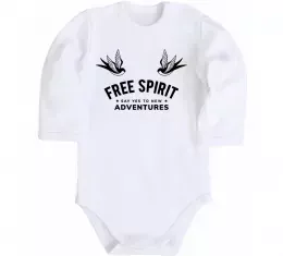 Детский боди Be different Белый фото