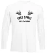 Лонгслив Free spirit Белый фото