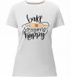Женская премиум футболка Bake someone happy Белый фото