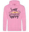 Жіноча толстовка (худі) Bake someone happy Рожевий фото