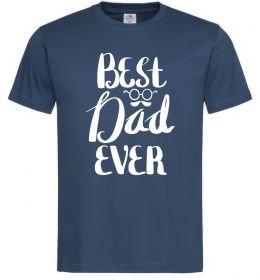 Мужская футболка Best dad ever glasses
