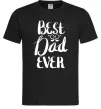 Мужская футболка Best dad ever glasses Черный Мужская футболка Best dad ever glasses Черный фото