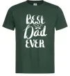Мужская футболка Best dad ever glasses Темно-зеленый Мужская футболка Best dad ever glasses Темно-зеленый фото