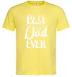 Мужская футболка Best dad ever glasses Лимонный Мужская футболка Best dad ever glasses Лимонный фото
