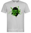 Мужская футболка Angry Hulk Серый фото