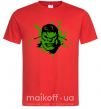 Мужская футболка Angry Hulk Красный фото
