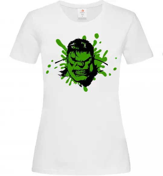 Жіноча футболка Angry Hulk Білий фото