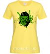 Женская футболка Angry Hulk Лимонный фото