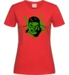 Жіноча футболка Angry Hulk Червоний фото