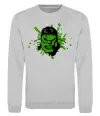 Світшот Angry Hulk Сірий меланж фото