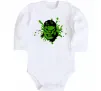 Детский боди Angry Hulk Белый фото
