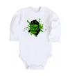 Дитячий бодік Angry Hulk Білий фото
