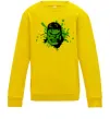 Детский Свитшот Angry Hulk Солнечно желтый фото