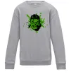 Детский Свитшот Angry Hulk Серый меланж фото
