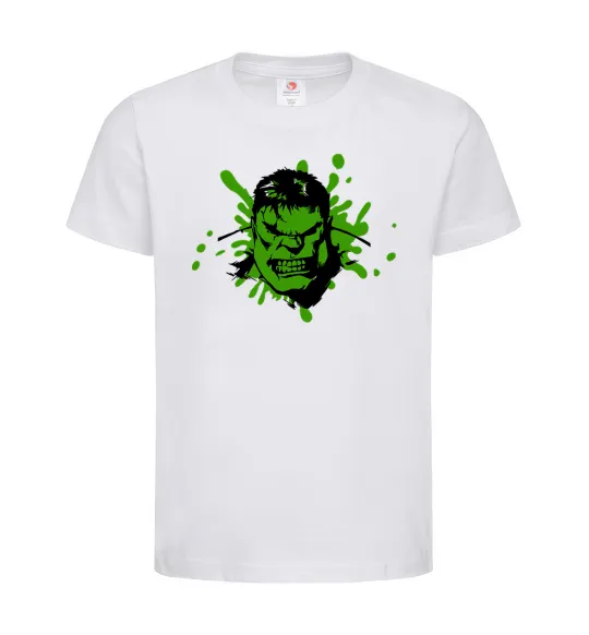Детская футболка Angry Hulk Белый фото