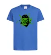 Детская футболка Angry Hulk Ярко-синий фото