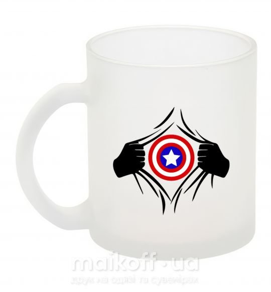 Чашка стеклянная Costume Captain America Фроузен фото