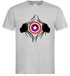 Мужская футболка Costume Captain America Серый Мужская футболка Costume Captain America Серый фото
