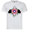Мужская футболка Costume Captain America Белый Мужская футболка Costume Captain America Белый фото