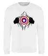 Світшот Costume Captain America Білий фото