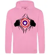 Чоловіча толстовка (худі) Costume Captain America Рожевий фото
