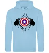 Чоловіча толстовка (худі) Costume Captain America Блакитний фото