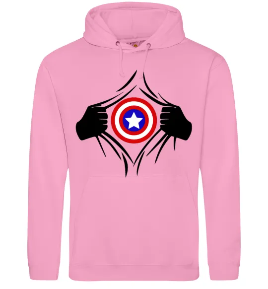 Жіноча толстовка (худі) Costume Captain America Рожевий фото