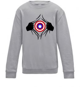 Детский Свитшот Costume Captain America