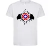Дитяча футболка Costume Captain America Білий Дитяча футболка Costume Captain America Білий фото