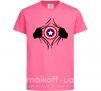 Дитяча футболка Costume Captain America Яскраво-рожевий фото