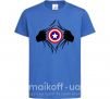 Дитяча футболка Costume Captain America Яскраво-синій фото