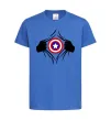 Дитяча футболка Costume Captain America Яскраво-синій фото
