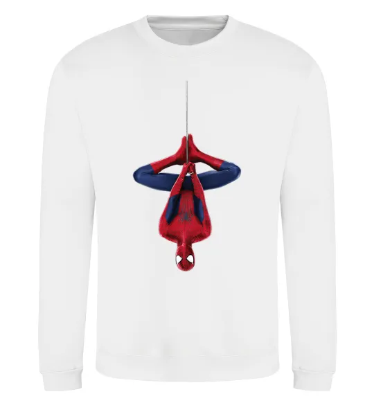 Свитшот Spiderman upside down Белый фото