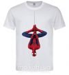 Мужская футболка Spiderman upside down Белый фото