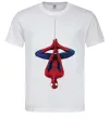 Чоловіча футболка Spiderman upside down Білий Чоловіча футболка Spiderman upside down Білий фото