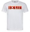 Чоловіча футболка Ironman logo Білий фото