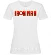 Жіноча футболка Ironman logo Білий фото