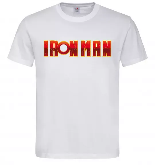 Мужская футболка Ironman logo Белый фото