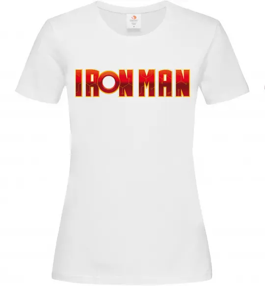 Женская футболка Ironman logo Белый фото