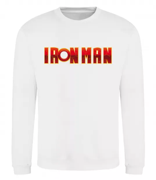 Свитшот Ironman logo Белый фото